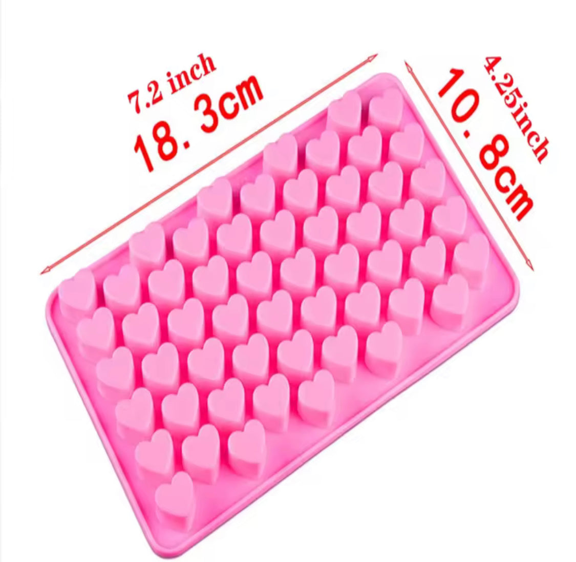Silicone Heart Shape Chocolate Mold, Cake Decorating Tools, Silicone Love Chocolate Molds
