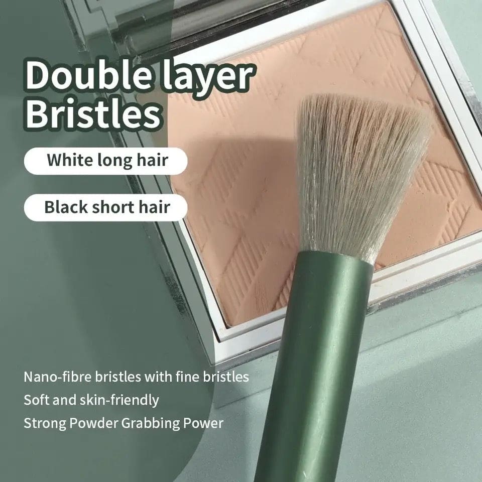 Set of 13 Spring Makeup Brush, Soft Fluffy Professional Kabuki Blend Shadow Makeup Brush, Foundation Blush Powder Eyeshadow Concealer Tools with Bag, Cosmetic Brush Pouch, Festival Beauty Cosmetic Tool, Premium Makeup Brush Set