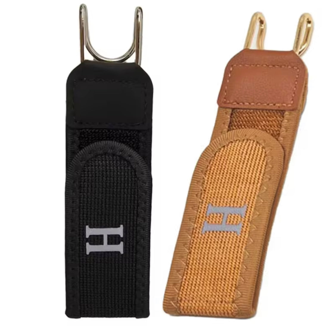 Pack Of 2 Adjustable Metal Hook Elastic Waist Belt, Comfortable Buckle Less Waistband, Unisex Waist Straps