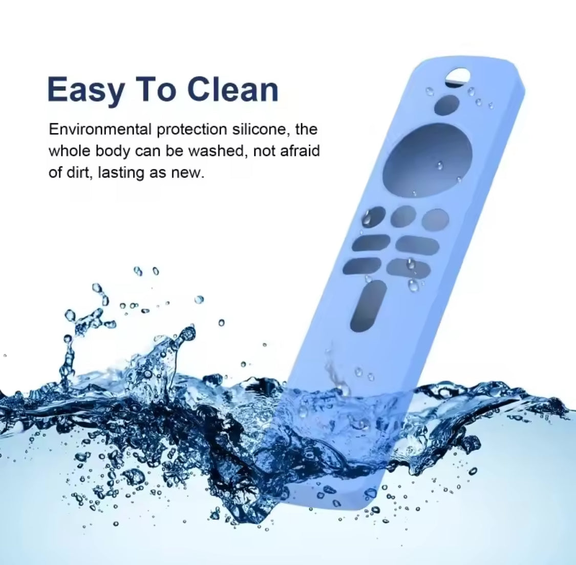 Silicone Luminous TV Remote Case, Waterproof TV Remote Pouch Bag, Dust Proof Anti Fall Protective Case
