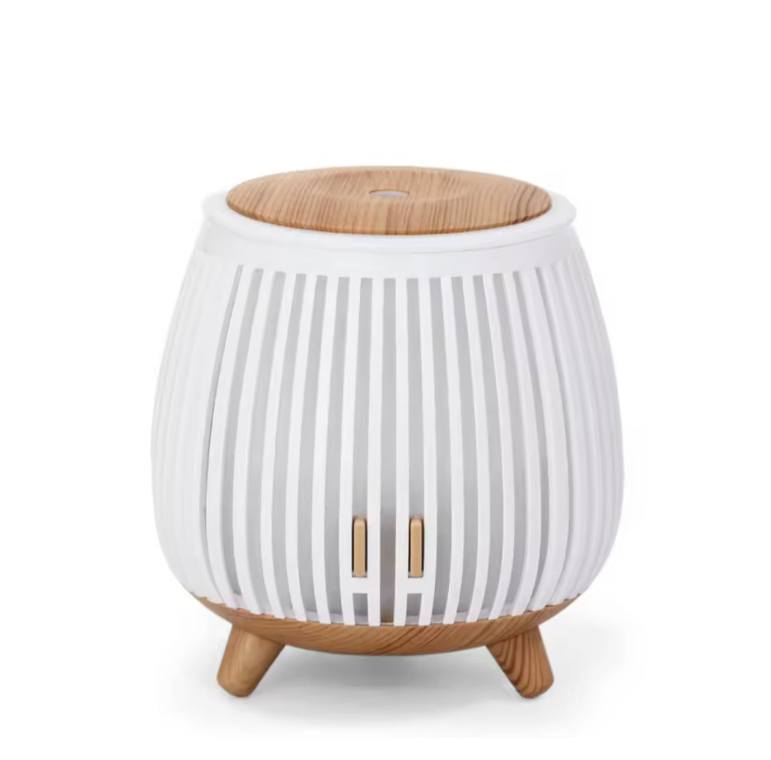 Nordic Wood Style Aroma Diffuser, Bird Cage Hollow Air Diffuser, Tabletop USB Aromatherapy Diffuser