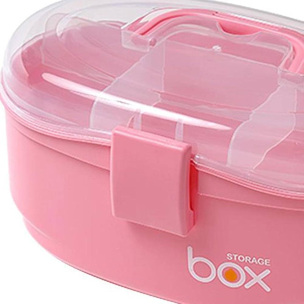 Double Layer Medicine Storage Container, First Aid Kit Medicine Storage Box, Multipurpose Medicine Holder