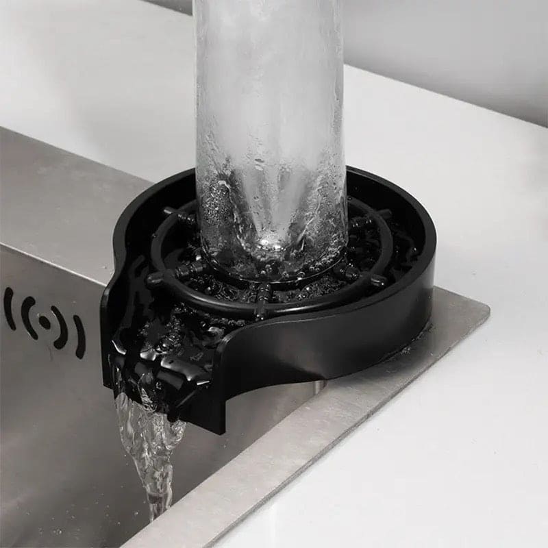 Automatic Cup Washer, Faucet Glass Cleaner For Kitchen Sink, Bar Glass Rinser Coffee Pitcher, Washer Bottle Rinser Wash Cup Tool, Faucet Bar Glass Rinse, Kitchen Sink Accessories Sets Glass Rinser, High Pressure Glass Cleaner
