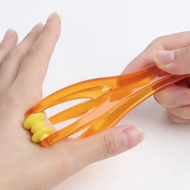 Hand Finger Massager, Double Rubber Roller Massager, Elastic Dual Roller Joint Massager, Finger Joint Hand Roller, Hand Blood Circulation Massage Roller, Multifunctional Finger Massager Device