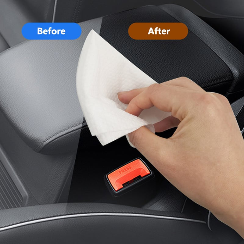 Pack Of 80 Car Interior Cleaning Wipes, Car Cleaning Wipes, Disposable Napkin For Car Cleaning, Car Cleaning Accessories, Bike And Vehicle Care