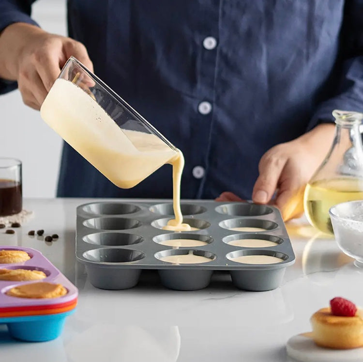 Silicone Round Hole Cake Baking Tray, Cake Baking Tools, Mold Household Kitchen Baking Tray