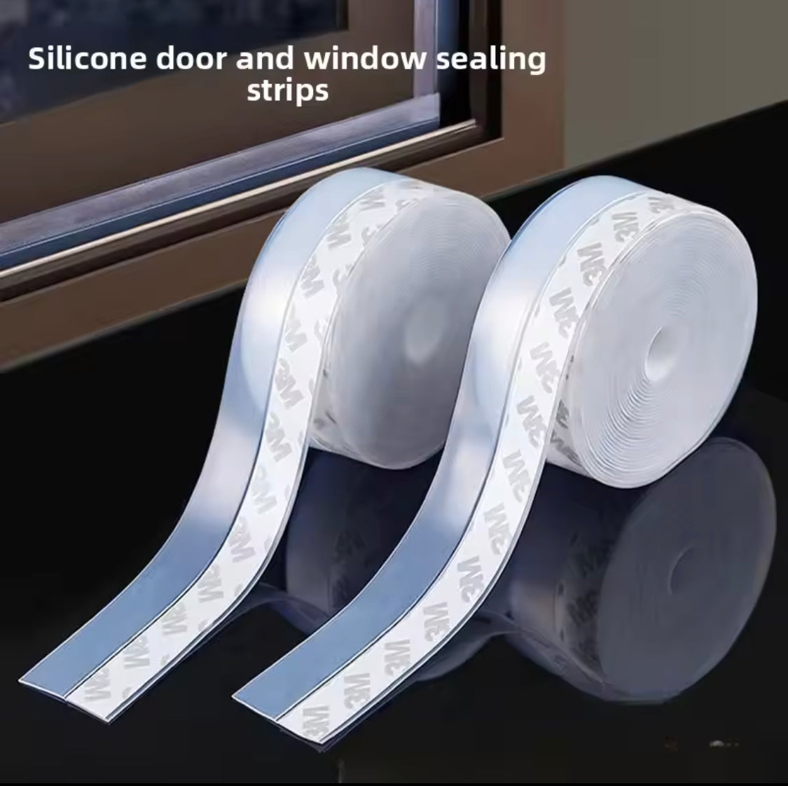 Self Adhesive Noise Stopper Tape, Window Sealing Strip Tape, Dustproof Window Stripping Tape, Silicone Self Stick Sealing Tape Self Adhesive Noise Stopper Tape, Window Sealing Strip Tape, Dustproof Window Stripping Tape, Silicone Self Stick Sealing Tape