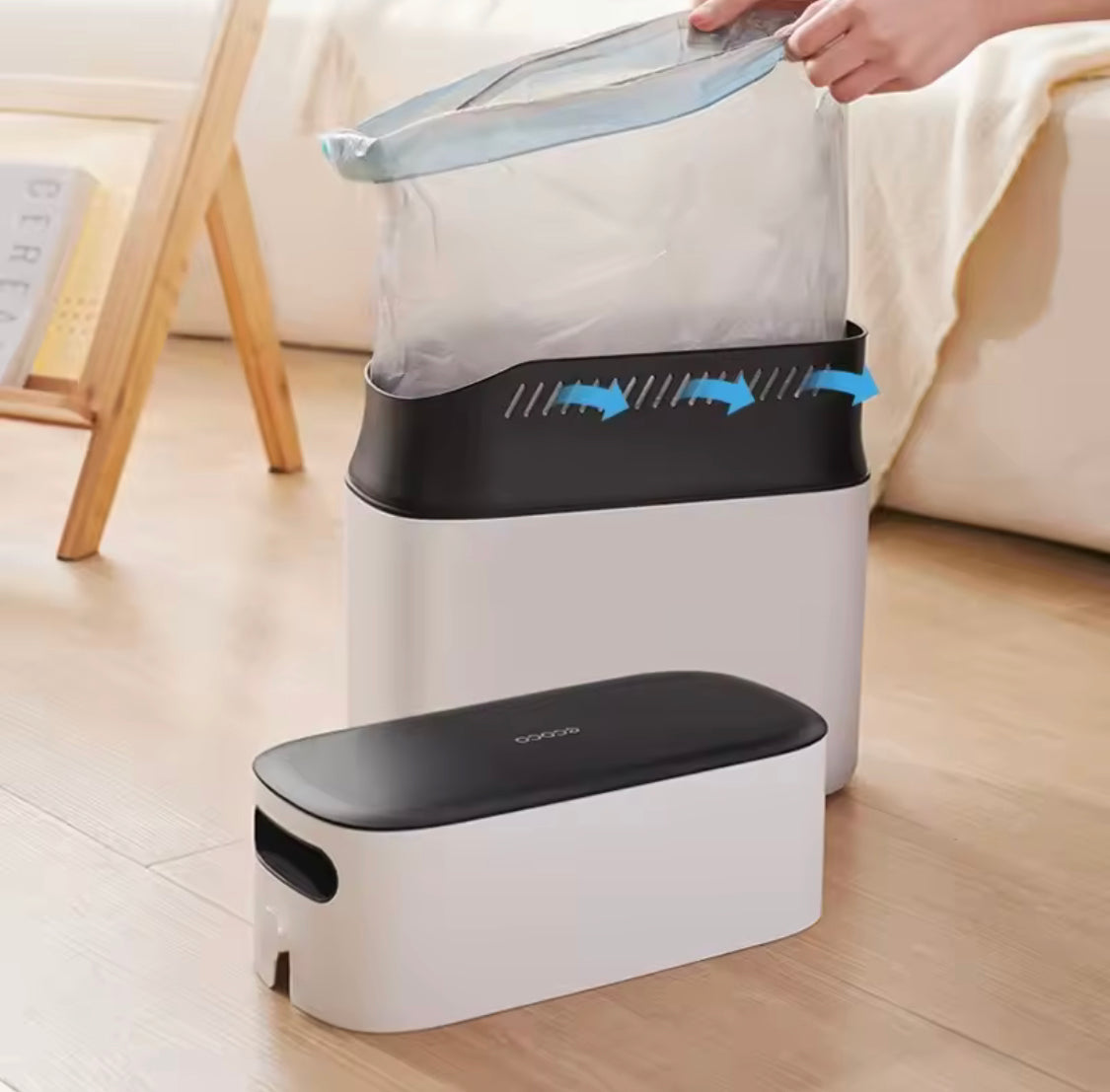 8L Smart Automatic Waste Bin, Smart Space Saving Kitchen Bin, Slim Automatic Trash Bin, Multi Purpose Smart Dustbin, Space Saving Kitchen Bin