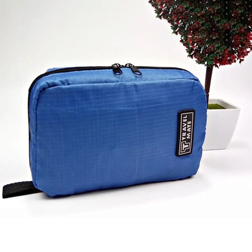 Travel Mate Bag, Unisex Camping Travel Hang Bag, Toiletry Purse Holder Organizer, Waterproof Folding Toiletry Bag, Men And Women Oxford Travel Bag, Multipurpose Hanging Wash Bag, Multifunctional Storage Bag