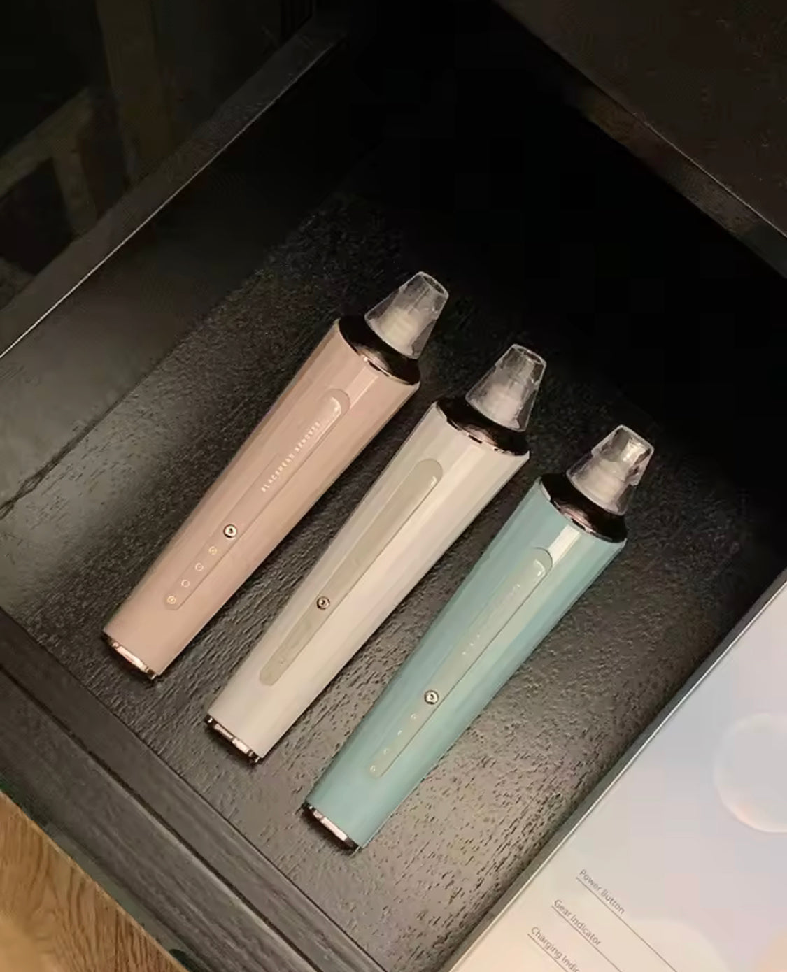 Rechargeable Facial Pore Cleaner, Blackhead Remover Pore Vacuum, Blackhead Suction Device Kit