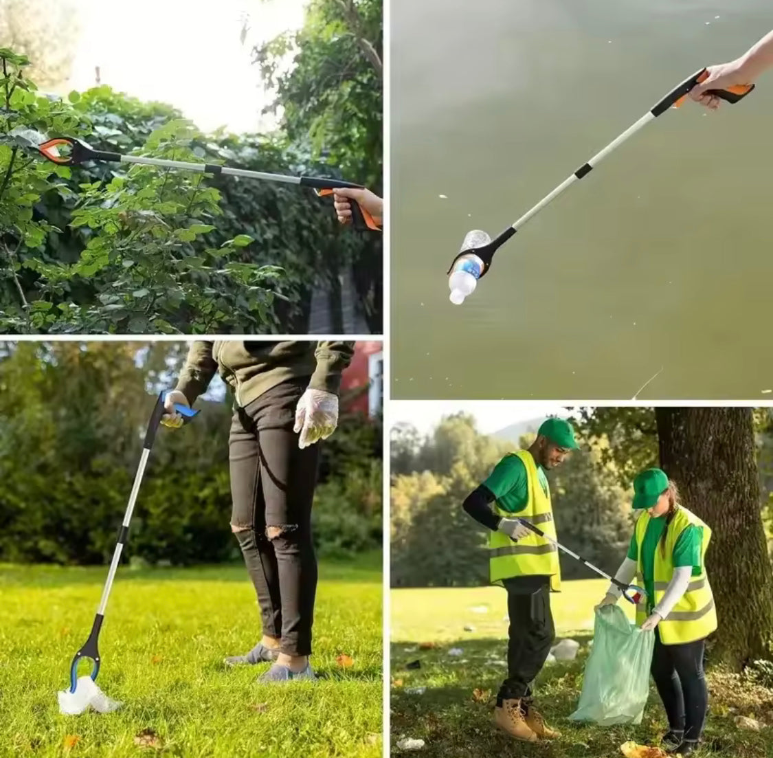 Foldable Grabber Picking Tool, Collapsible Garbage Grabber, Lightweight Heavy Duty Elderly Gripper, Aluminum Alloy Folding Type Garbage Clip Foldable Grabber Picking Tool, Collapsible Garbage Grabber, Lightweight Heavy Duty Elderly Gripper, Aluminum Alloy Folding Type Garbage Clip