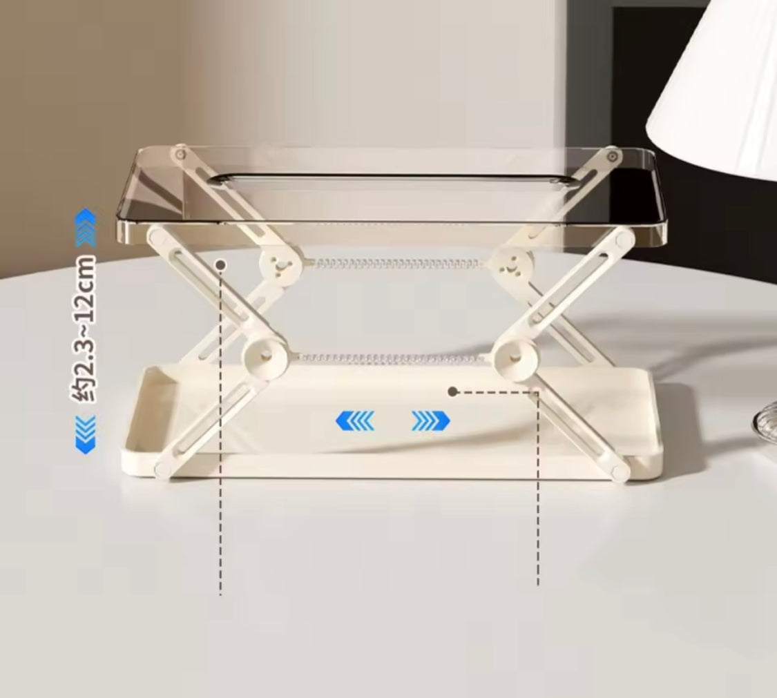 Extendable Tissue Storage Box, Luxury Liftable Tissue Storage Box, Adjustable Tissue Organizer