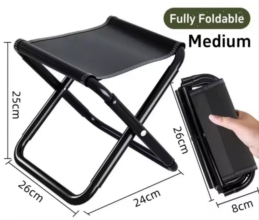 Foldable Outdoor Camping Chair Stool, Foldable Fishing And Camping Stool, Easy Carry Folding Stool