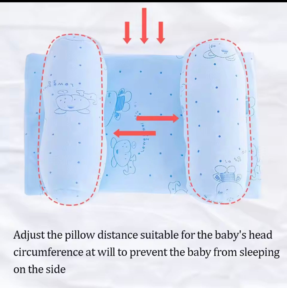 Baby Pillow Head Support Cushion, Baby Protective Shaping Pillow, Sleeping Support Baby Pillow