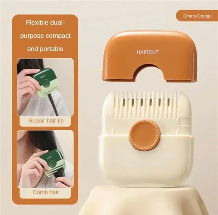 2 In 1 Hair Trimmer And Comb, Portable Hair Cutting Tools, Double Sided Stainless Steel Trimmer
