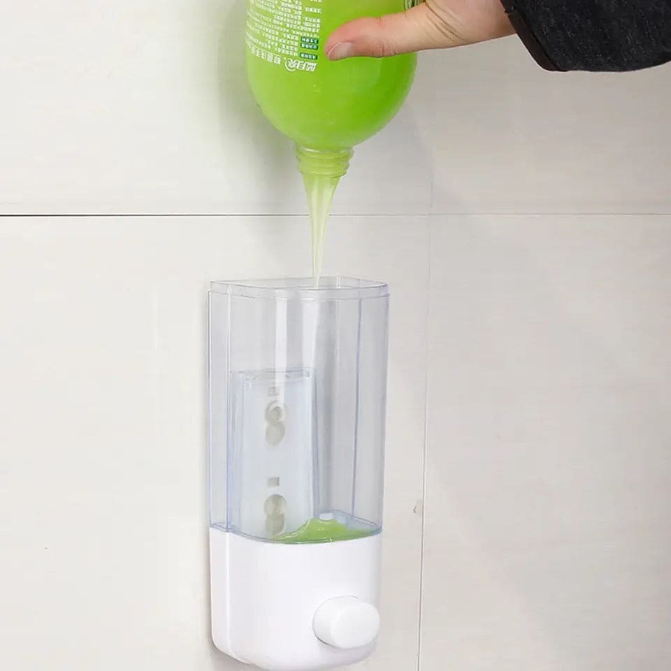 Hanging Soap Dispenser, 500ml Portable Soap Dispenser, Manual Hand Soap Dispenser, Wall Mounted Toilet Bathroom Shower Gel Dispenser