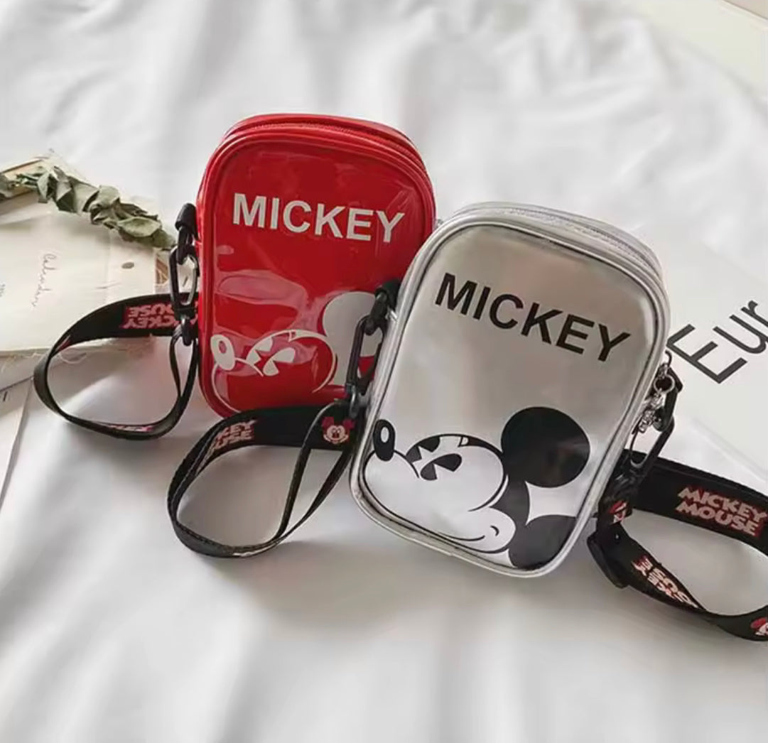 Disney Mickey Mouse Shoulder Cross Bag, Soft Toddler Bag, Mini Travel Kids Backpack, Disney Children Backpack