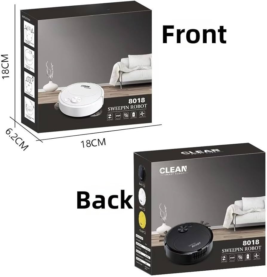 3 In 1 Smart Robot Vacuum Cleaner, Rechargeable Floor Sweeper Mop, Sweeping Robot, Automatic Floor Cleaning Tool