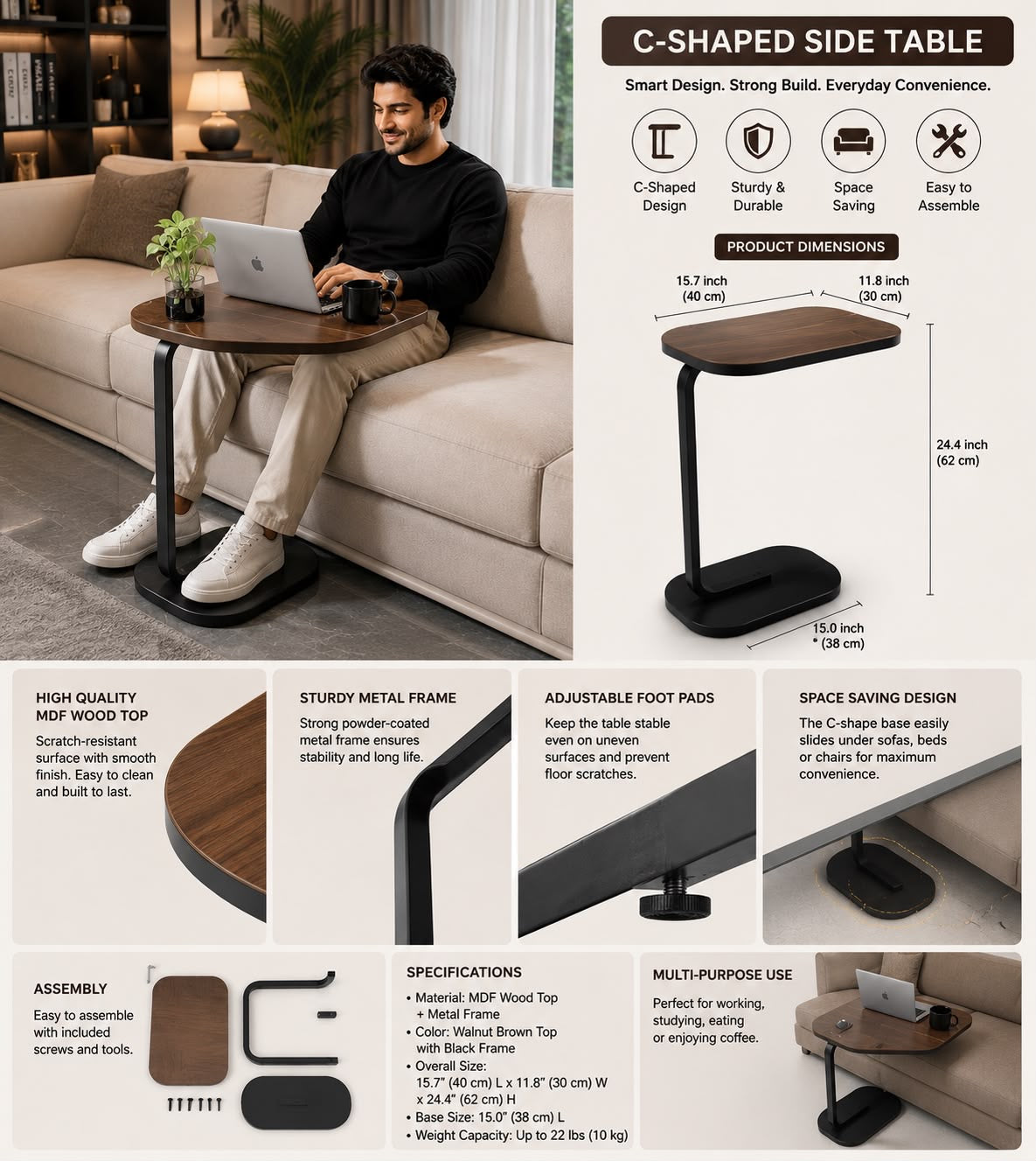 H&O × Geek Field _ ML SideTable XTRIKE ME DK-02 | Ergonomic