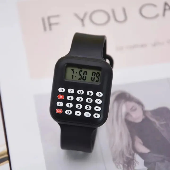 Mini Calculator Kids Wrist Watch, Smart Calculator Wristband, Calculator Wristband for Kids, Kids Digital Calculator Bracelet