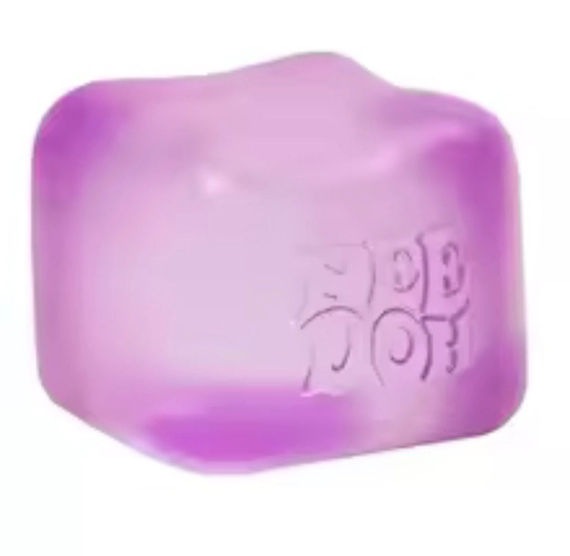 NeeDoh Nice Cube Squishy Toy, Stress Relief Squishy Toy, Kids Squeeze Cube Fidget Toy, Soft Squeeze Stress Relief Cube