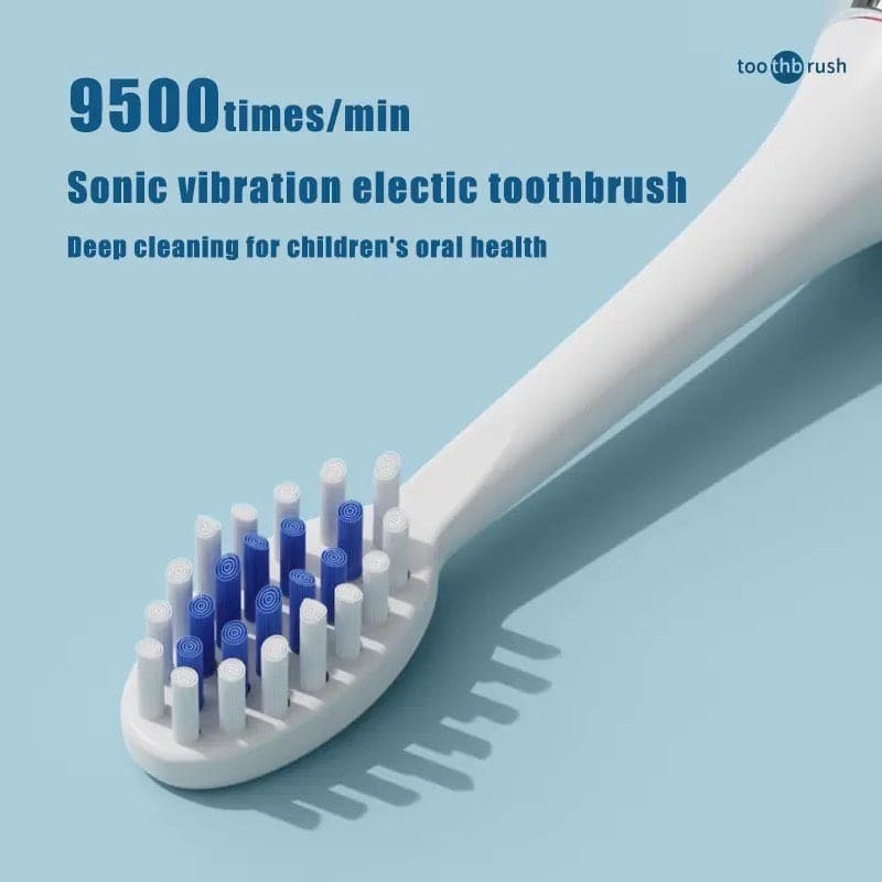 Children Electric Toothbrush, Cartoon Pattern Battery Powered Soft Brush, Rechargeable Toothbrush