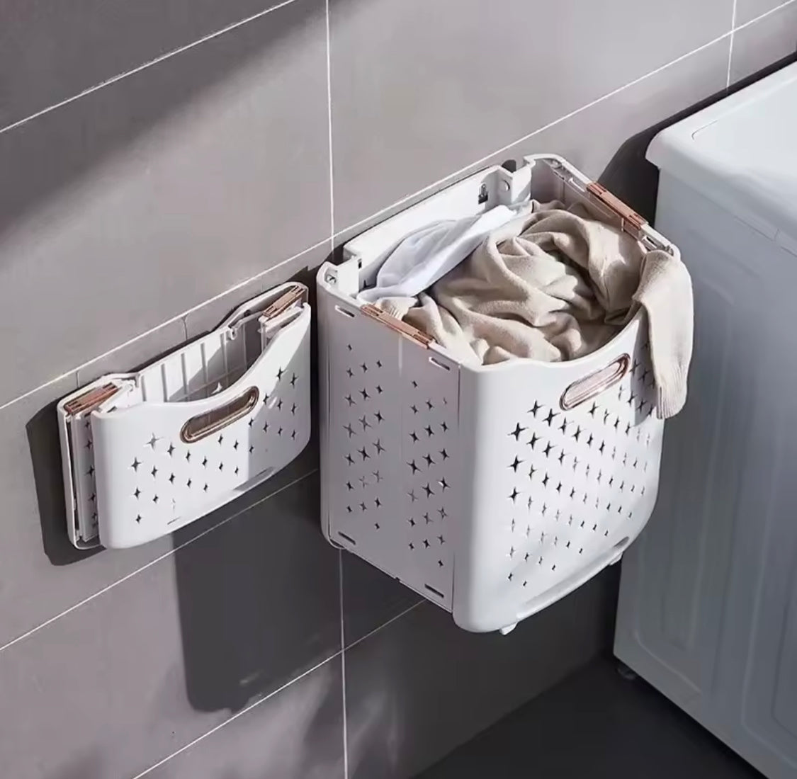 Large Capacity 2 Layers Durable Clothes Basket, Children Clothes Toys Book Storage Organizer, Foldable Laundry Basket, Multifunctional Storage Dirty Clothes Basket Large Capacity 2 Layers Durable Clothes Basket, Children Clothes Toys Book Storage Organizer, Foldable Laundry Basket, Multifunctional Storage Dirty Clothes Basket