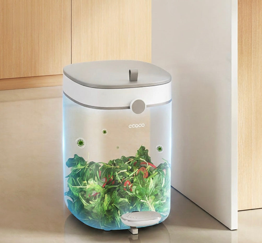 12L Foot Pedal Trash Can With Lid, Manual Disposal Trash Can, Bathroom Garbage Bin