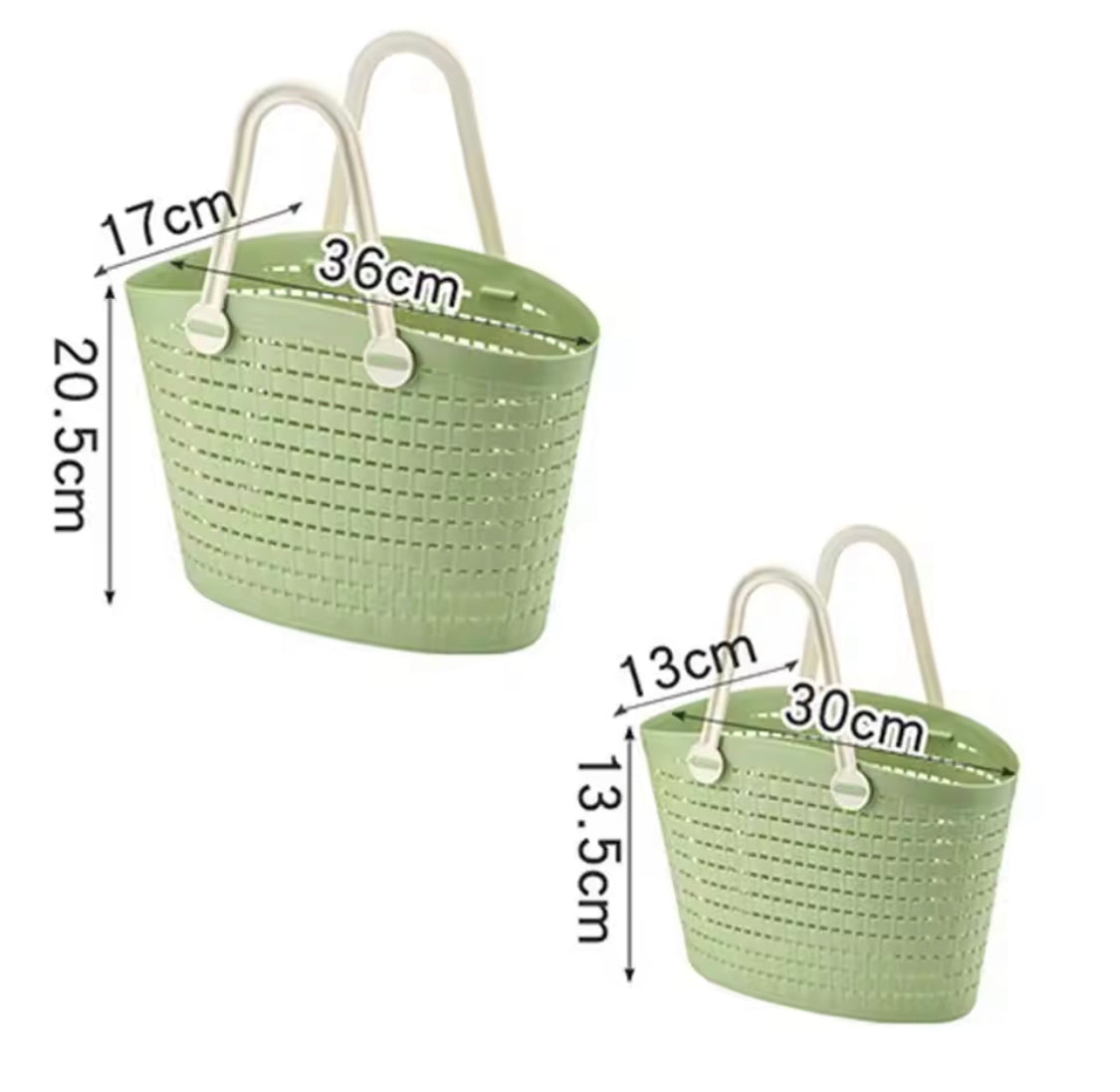 Portable Handheld Picnic Basket, Handheld Kitchen Grocery Basket, Multipurpose Laundry Basket, Creative Hollow Out Shower Basket