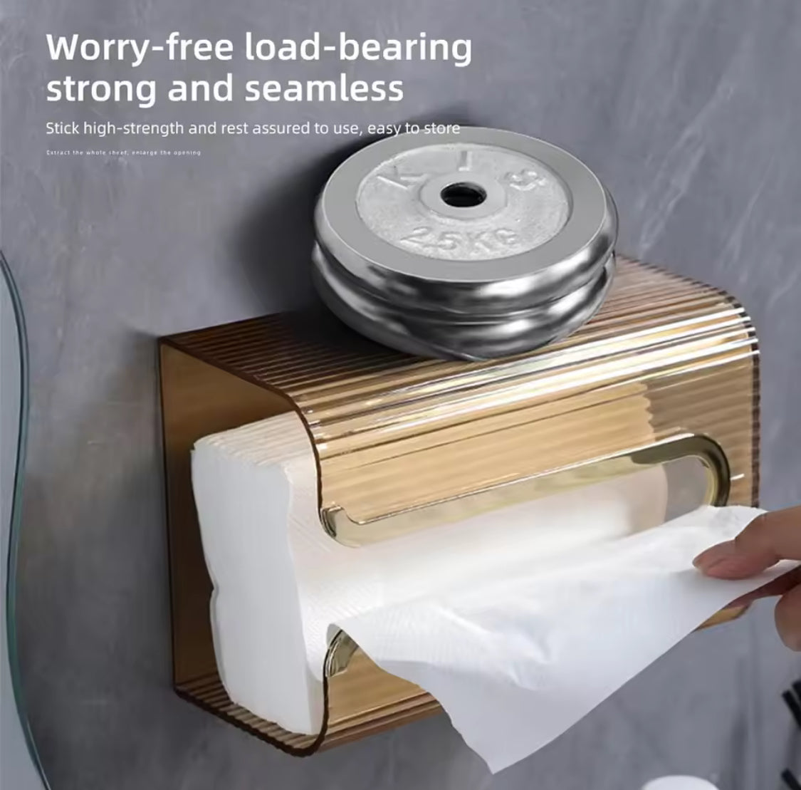 U Shape Transparent Tissue Box, Wall Mounted Acrylic Transparent Tissue Box, Table Napkin Holder, Bathroom Tissue Paper Dispenser