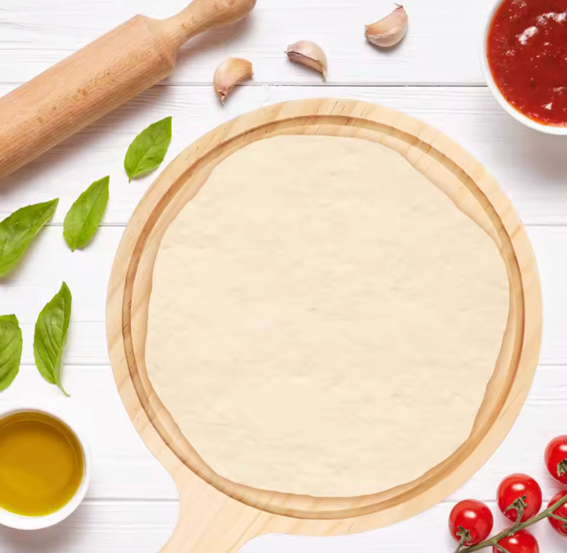 Wooden Pizza Paddle Serving Board, Eco Friendly Wood Serving Plate, Multipurpose Food Snack Steak Bread Tray, Decorative Kitchen Dining Table Dish, Kitchen Tools Accessories