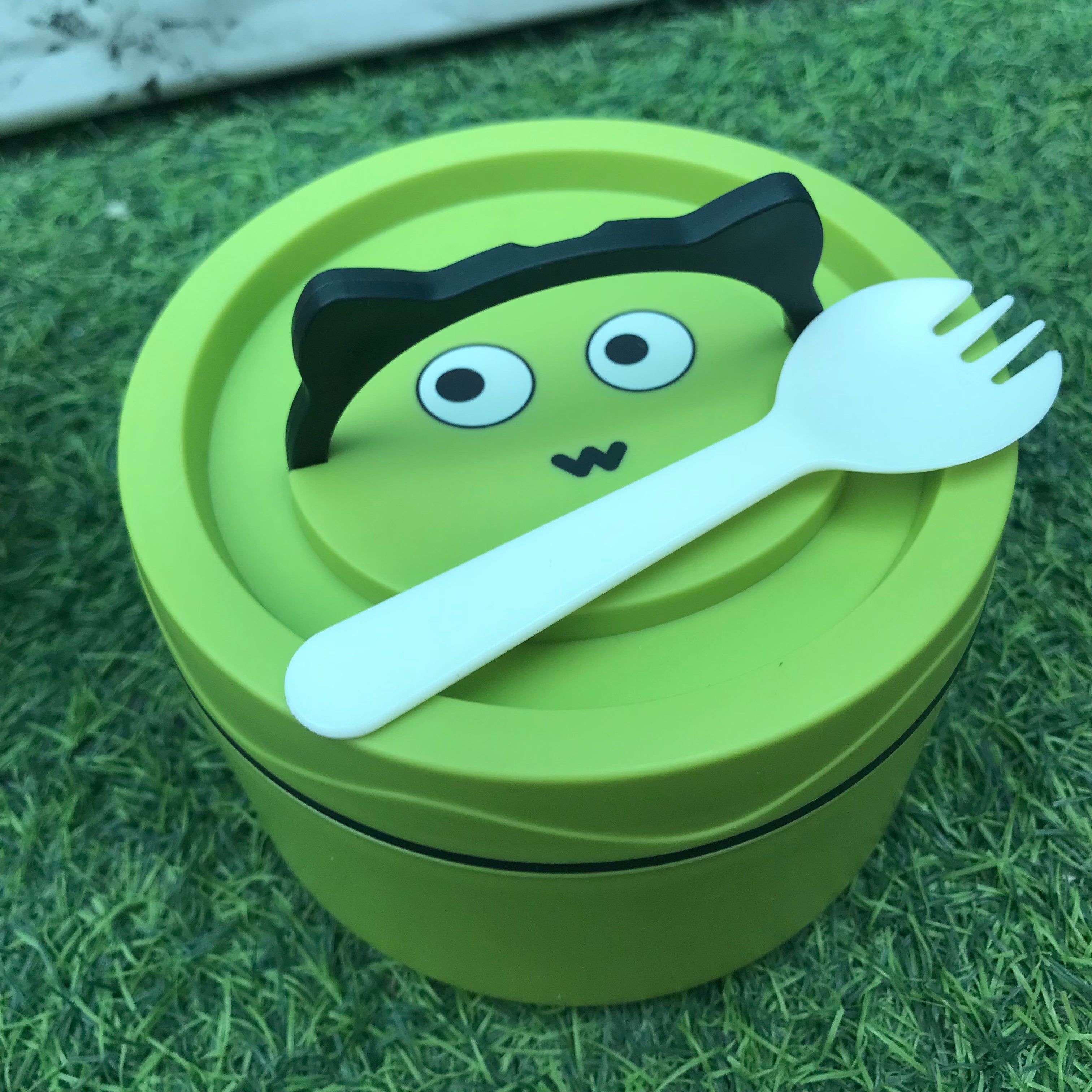 Creative Cat Lunch Box, Cute Lunch Container, Food Grade Plastic Lunch Box, Portable Hermetic Bento Box, Plastic Bento Box with Lid, Kids School Lunch Box, Snack Food Storage Container