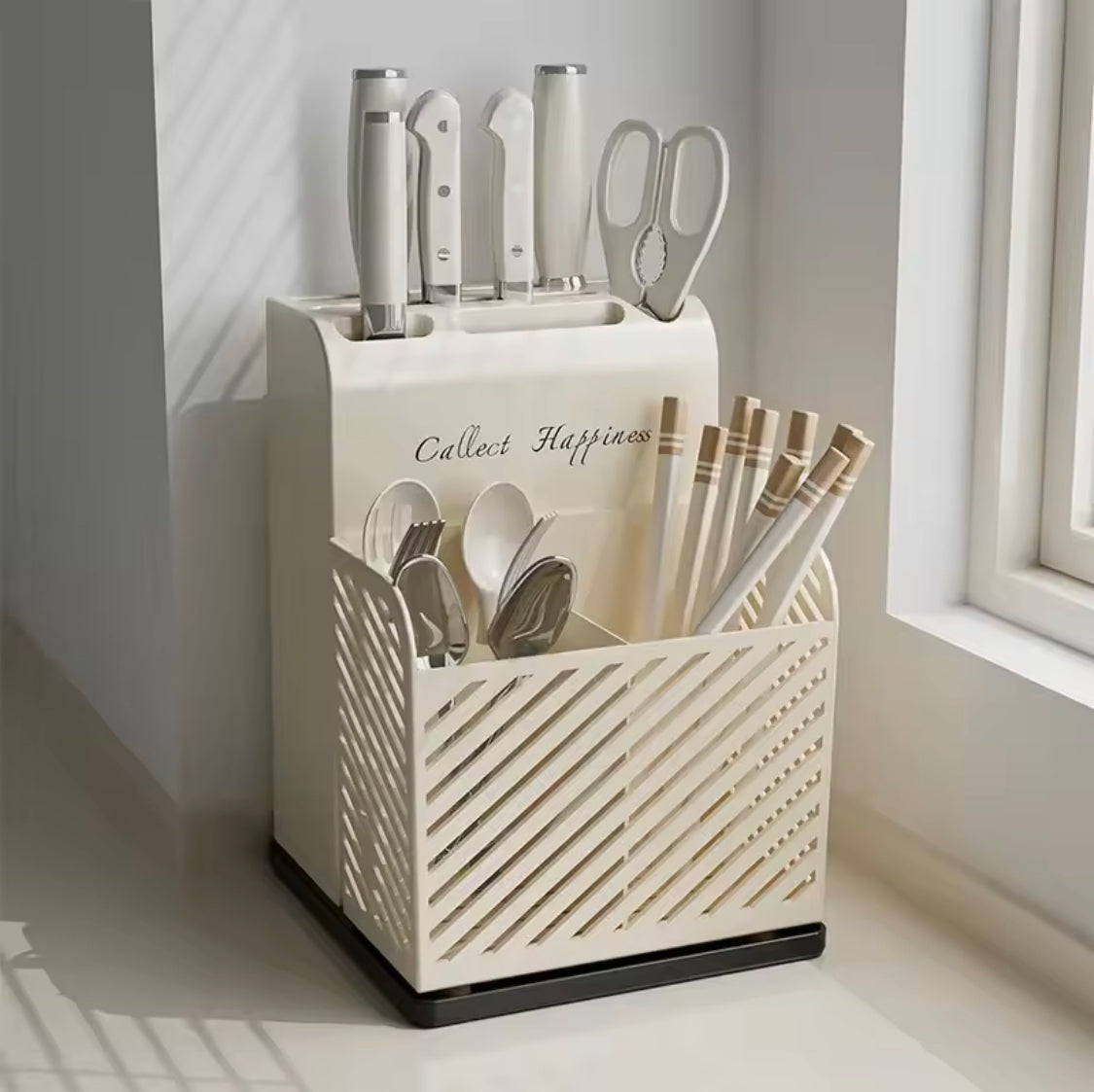 Kitchen Countertop Cutlery Holder, Chopsticks Kitchen Holder, Detachable Cutlery Holder
