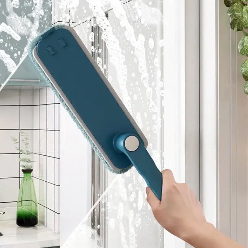 Multifunction Folding Cleaning Brush, Household Cleaning Wipe, Housework Desktop Fine Fiber Dust Sweep, Long Handle Rotatable Brush, Wipe Suspension Cleaning Brush, Soft Scraping Strip Brush, Microfiber Flat Floor Mop, Car Glass Cleaning Scraper Dust Mop
