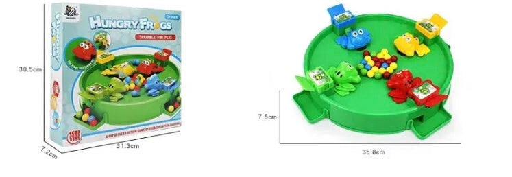 Fun Frog Eats Beans Game, Parent-child Interaction Table Board Game, Educational Games For Children