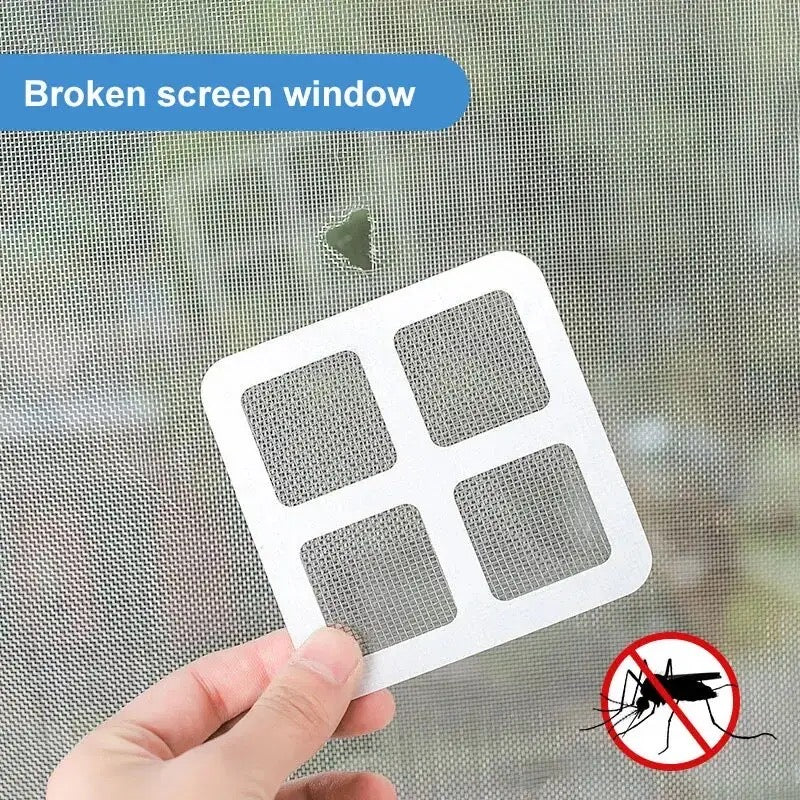 Window Net Mesh Sticker, Self Adhesive Hair Drain Sticker, Window Screen Repair Tape, Multifunctional Floor Drain Patch, Anti Blocking Wires Patch, Kitchen Bathroom Shower Sticker