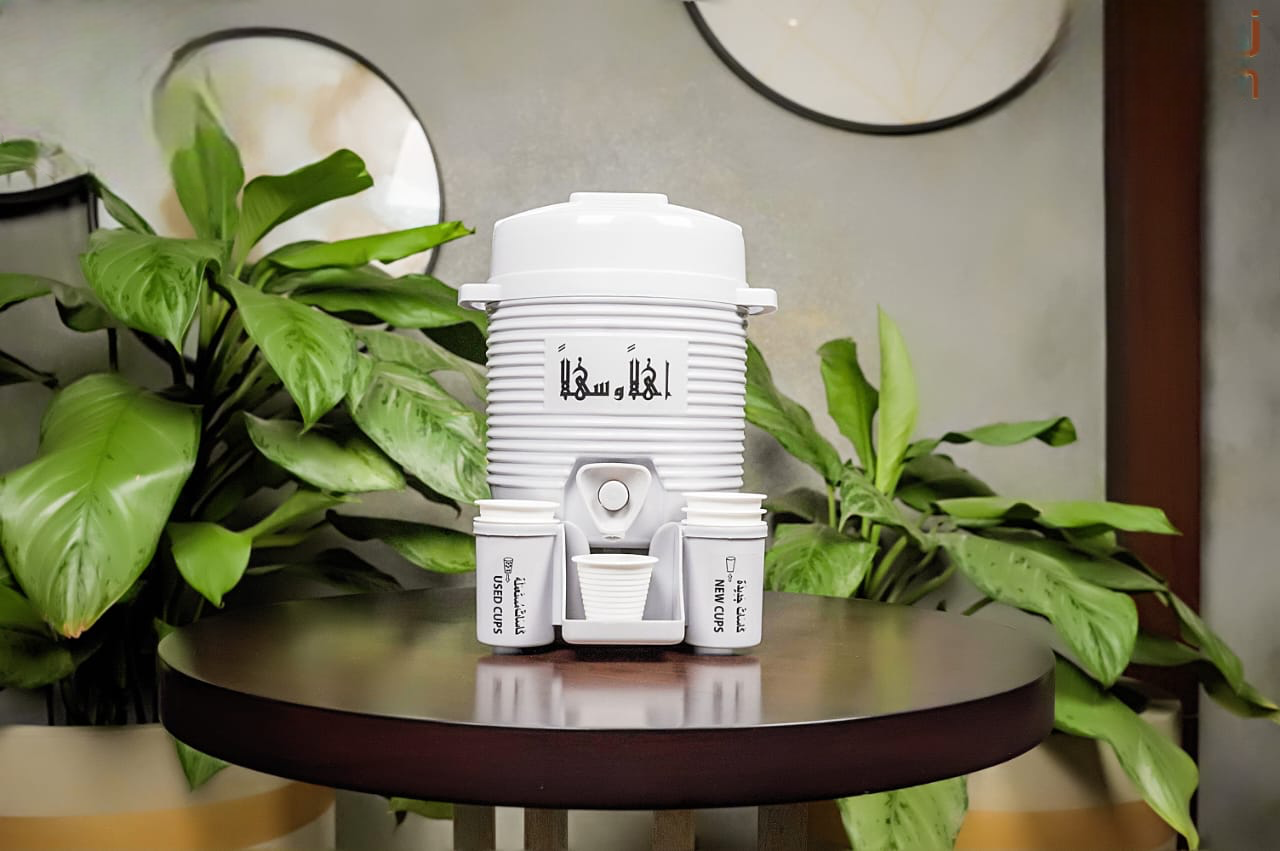 Water Cooler With Glass, Mini water cooler tank, Kitchen Beverage Dispenser Cooler