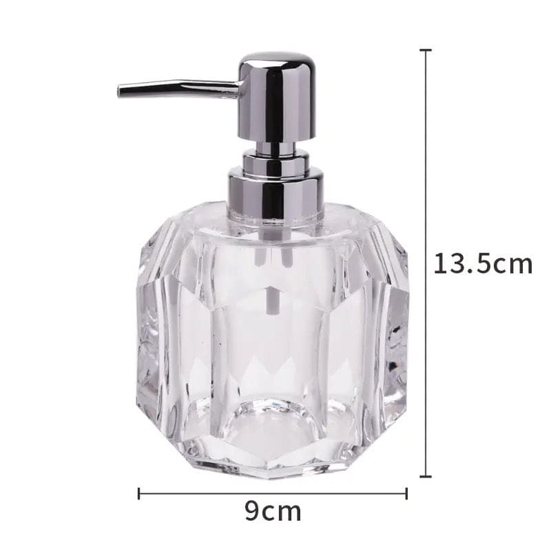 Acrylic Soap Dispenser Bottle, Household Soap Bottle, Shower Gel Shampoo Bottle, Glass Liquid Soap Dispenser, Soap Dispenser Pump For Bathroom And Kitchen, 180ml Hand Washer Bottle