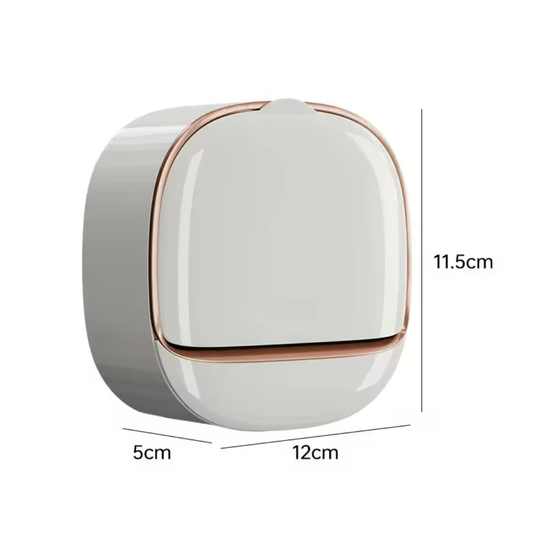 Wall Mounted Soap Box With Flip Cover, Soap Holder With Drainage Tray, Soap Holder With Lid, ABS Soap Box With Lid