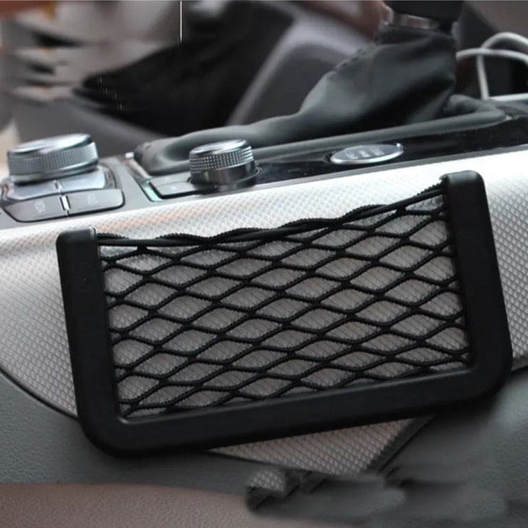 Car Net Storage Pocket, Universal Car Seat Mesh Pocket, Nice Car Network Side Back Pocket, Mesh Netting Chart Pocket, Bus Hall Backrest Rear Cargo Net Framed, Multifunction Net Pocket Organizer