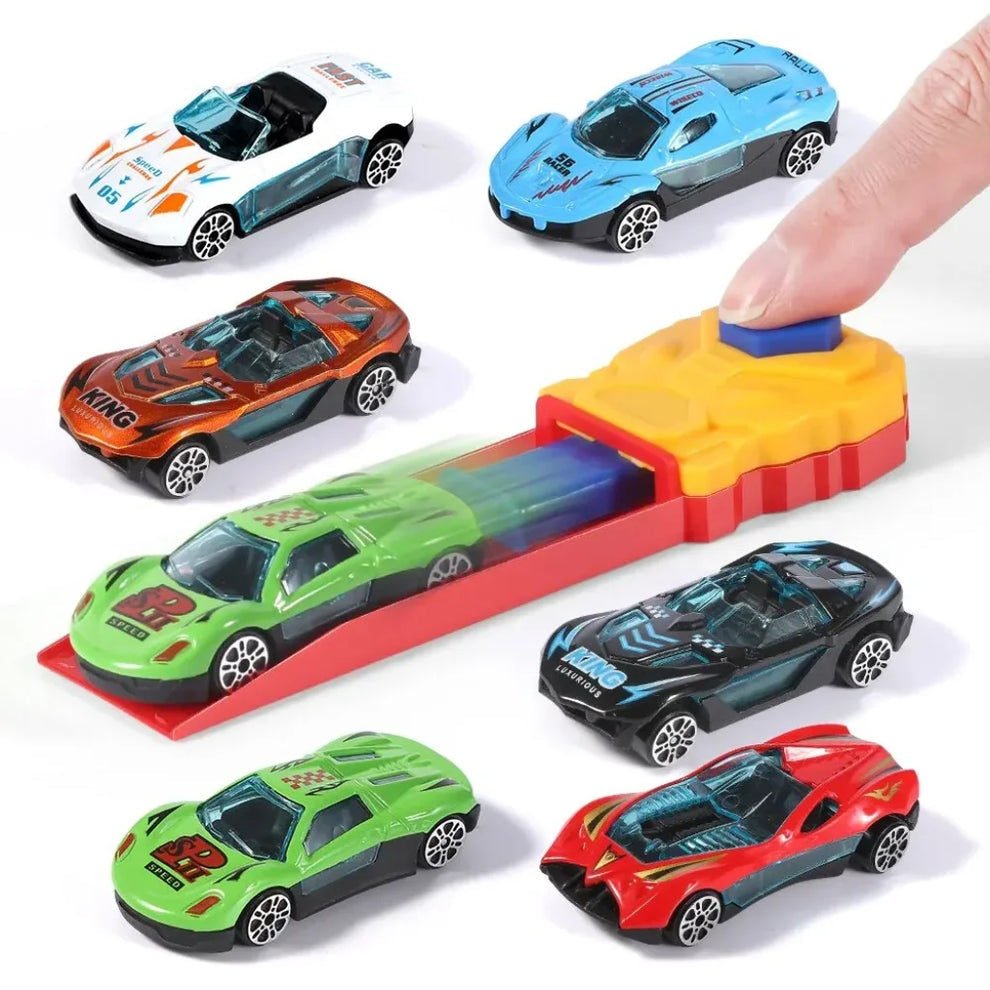 Kids Catapult Launcher Toy, One Click Car Launching Toy, Super Speed Car Launch Game