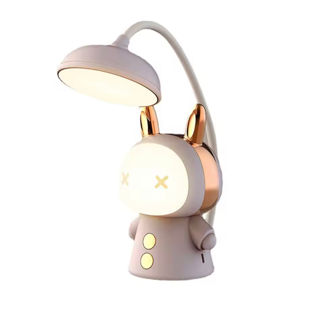 Rechargeable Dual Light Table Lamp, Flexible Cartoon LED Desk Lamp, Home Decor Desk Lamp