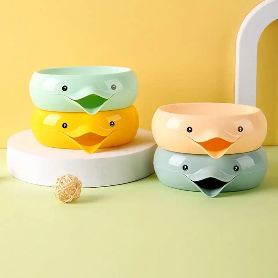 Duck Beak Soap Dish, Drainable Container Drain Dish Tray, Novelty Soap Dish, Soap Saver For Bathroom, Kitchen, Portable Countertop Soap Organizer