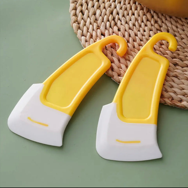 Kitchen Silicone Scrapper, Oil Dirt Cleaning Scraper, Cleaning Silicone Spatula