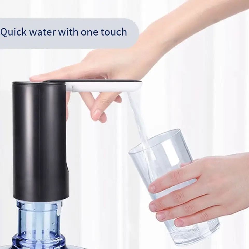 Foldable Water Dispenser, Automatic Mini Water Pump, Portable Home Water Bottle Pump, USB Rechargeable Barreled Water Pumping Device, Wireless Electric Water Jug Pump, Smart Desktop Drinking Beverage Dispenser