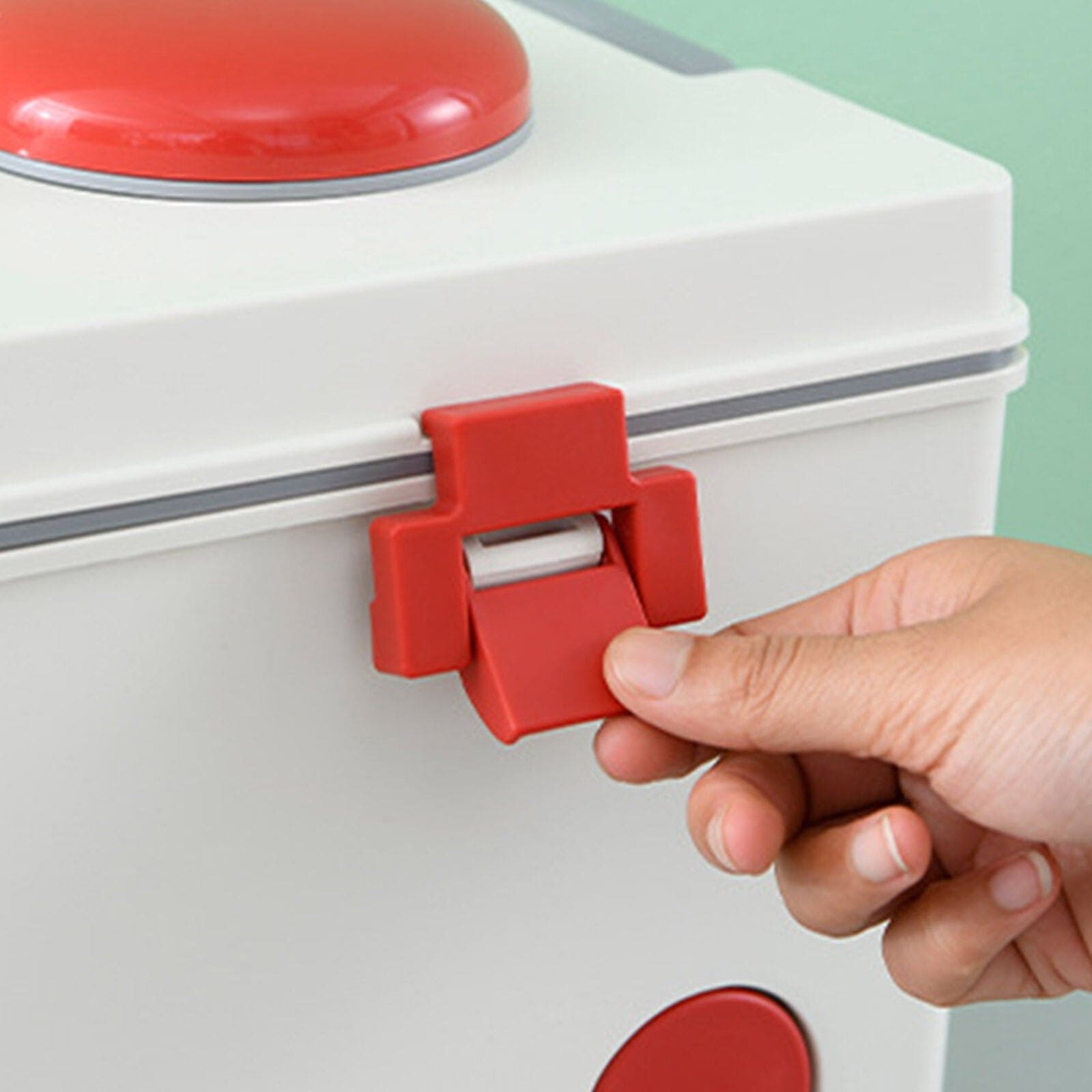 Cute Ambulance Medicine Box, Large-capacity Medicine Kit Storage Box, Household Compartmental Medicine Box, Portable First Aid Kit Container, Creative Emergency Pharmacy Pill Organizer