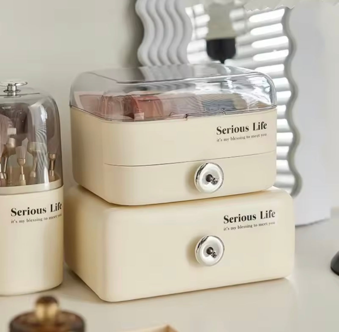 Desktop Lipsticks Storage Box, Cosmetics Storage Display Box, Lipstick Holder