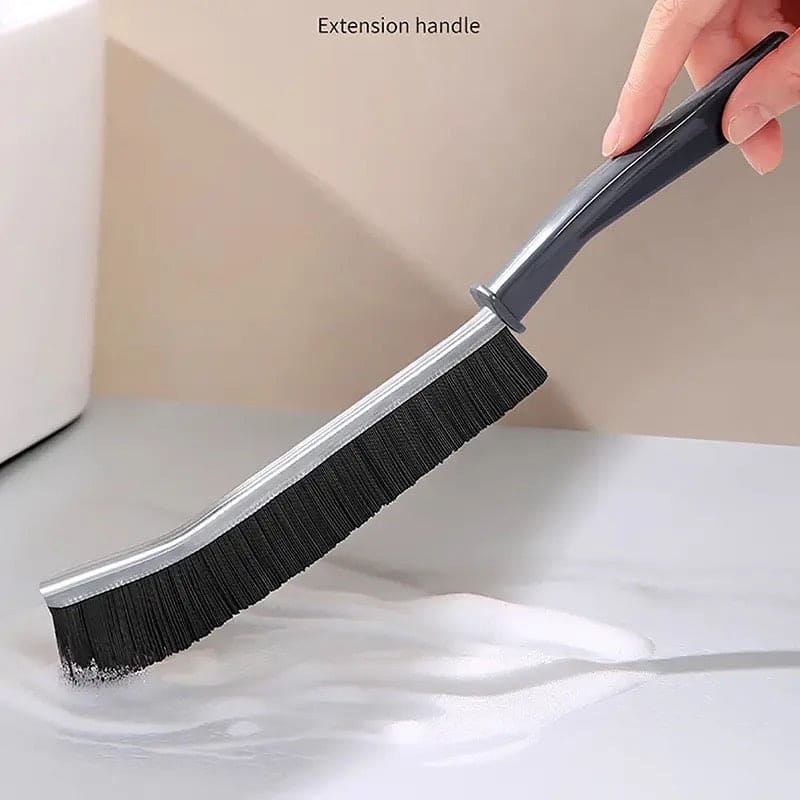 Long Handle Crevice Brush Stiff Bristles Grout Brush Extendable Cleaning  Brush for Hard to Reach Areas 