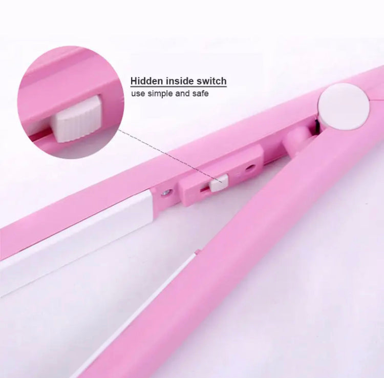 Mini Electric Hair Straightener, Small Power Plug Curling Hair Straightener, Portable Hair Curling Iron Machine