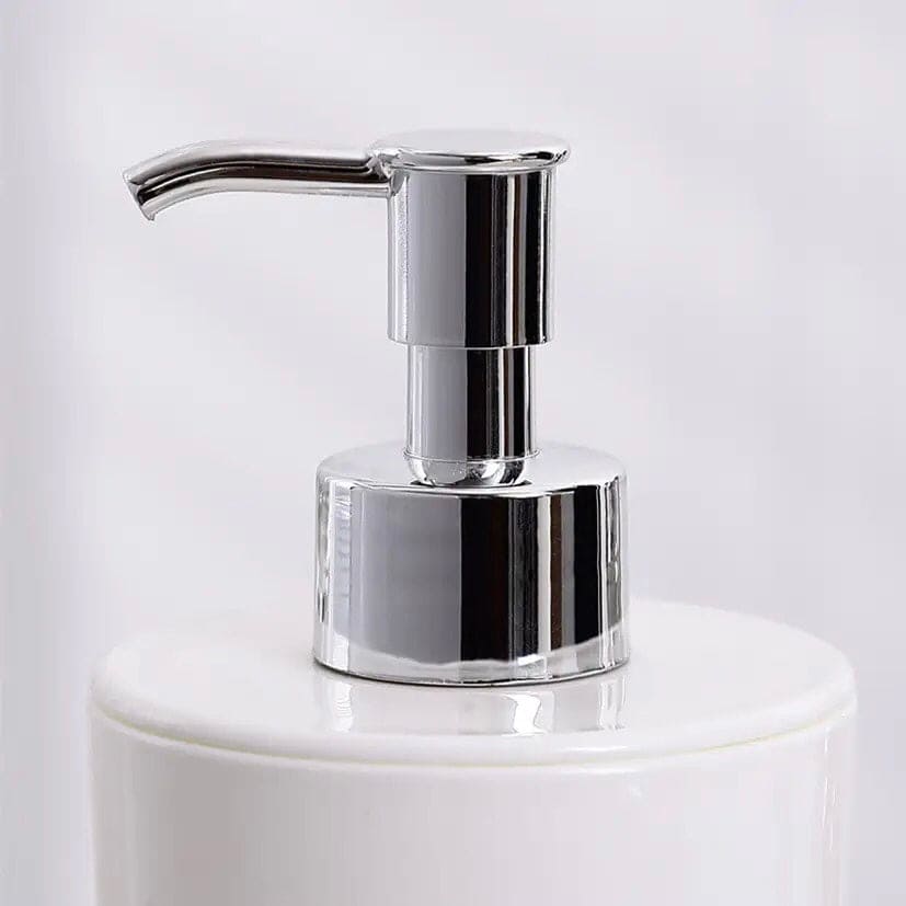Shower Gel Bottle, Push Type Refillable Empty Glossy Bottle, Bathroom Kitchen Soap Dispenser, Liquid Soap Dispenser Pump, Manual Soap Dispenser Can, 300ml Soap Dispenser, Countertop Lotion Pump Bottle